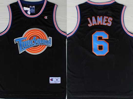 Tune Squad 6 James Black Stitched Movie Basketball Jersey,We sell and wholesale Tune Squad 6 James Black Stitched Movie Basketball Jersey on line form chian!